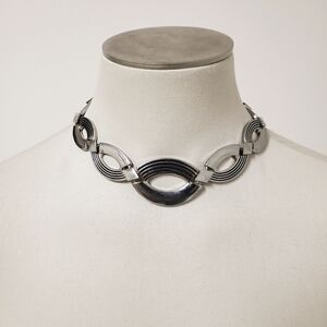 Unisex Large Silver Chain Necklace